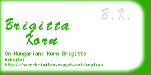 brigitta korn business card